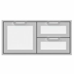 Hestan 42" Double Drawer And Door Storage Combo