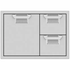 Hestan Aspire 30" Double Drawer And Door Storage Center