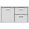 Hestan Aspire 36" Double Drawer And Door Storage Center