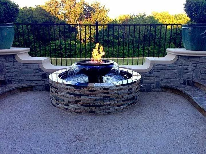 Fireplaces & Heaters HPC Evolution 360 Water Fire Feature 4 Fireplaces & Heaters HPC Evolution 360 Water Fire Feature