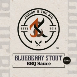 Sauces & Rubs Junior & The Kid BBQ Sauce - Blueberry Stout (300ml)
