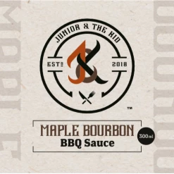 Sauces & Rubs Junior & The Kid BBQ Sauce - Maple Bourbon (300ml)