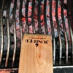 Juniper BBQ Scraper Juniper Wood Paddle Scraper Brush BBQ Accessories