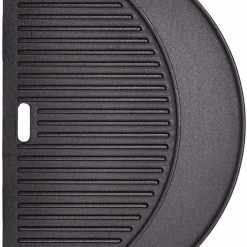 Kamado Joe-classic Joe Half Moon Cast Iron Reversible Griddle BBQ Accessories