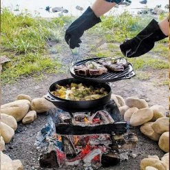 Lodge Accessory - Leather BBQ Gloves BBQ Accessories