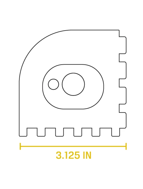 Lodge Accessory - Rigid Pan Scrapers (Set Of 2) 4 Lodge Accessory - Rigid Pan Scrapers (Set Of 2)