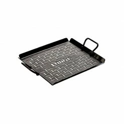 Lodge Carbon Steel Grilling Pan 13" W/ Loop Handles
