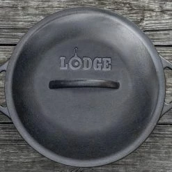Lodge Cast Iron Dutch Oven 7 Quart W/ Loop Handles