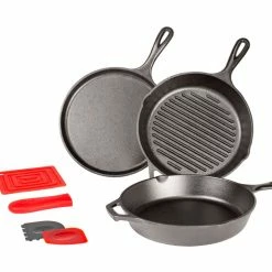 Lodge Cast Iron Essential Pan Set (6 Piece)