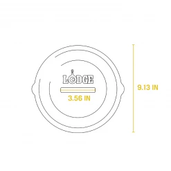 Lids & Domes Lodge Cast Iron Lid 9"
