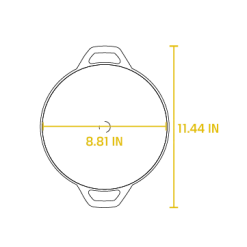 BBQ Accessories Lodge Cast Iron Mini Wok 9" 10 BBQ Accessories Lodge Cast Iron Mini Wok 9