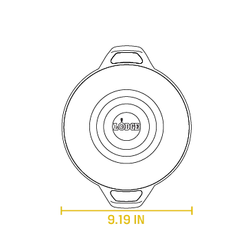 BBQ Accessories Lodge Cast Iron Mini Wok 9" 6 BBQ Accessories Lodge Cast Iron Mini Wok 9"