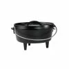 BBQ Accessories Lodge Cast Iron Outdoor Dutch Oven (2 Quart)