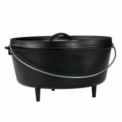 BBQ Accessories Lodge Cast Iron Outdoor Dutch Oven (4 Quart)