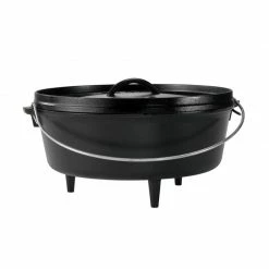 BBQ Accessories Lodge Cast Iron Outdoor Dutch Oven (6 Quart)