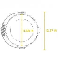 Lodge Cast Iron Outdoor Dutch Oven W/ Bail Handle (9 Quart)