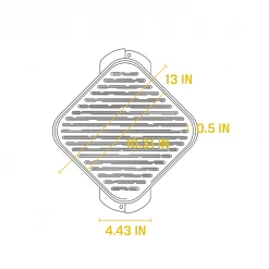 Lodge - Cast Iron Reversible Grill/Griddle 10.5