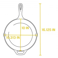 Lodge - Cast Iron Skillet 10.25