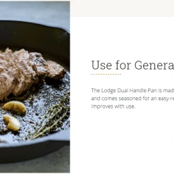 Lodge - Cast Iron Skillet 17" W/ Loop Handles BBQ Accessories 14 Lodge - Cast Iron Skillet 17