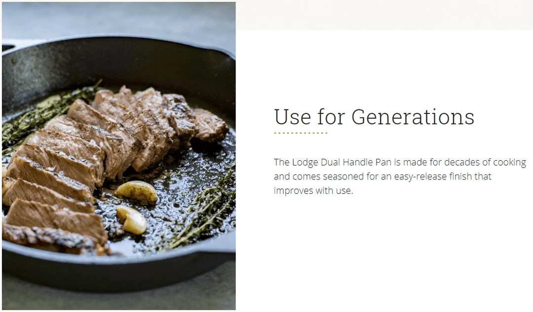 Lodge - Cast Iron Skillet 17" W/ Loop Handles BBQ Accessories 5 Lodge - Cast Iron Skillet 17" W/ Loop Handles BBQ Accessories