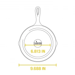 BBQ Accessories Lodge - Cast Iron Skillet 9