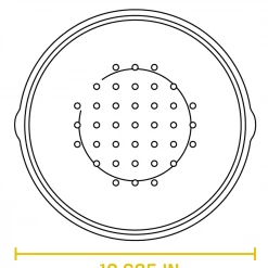 Lodge - Cast Iron Skillet Lid 12" 7 Lodge - Cast Iron Skillet Lid 12