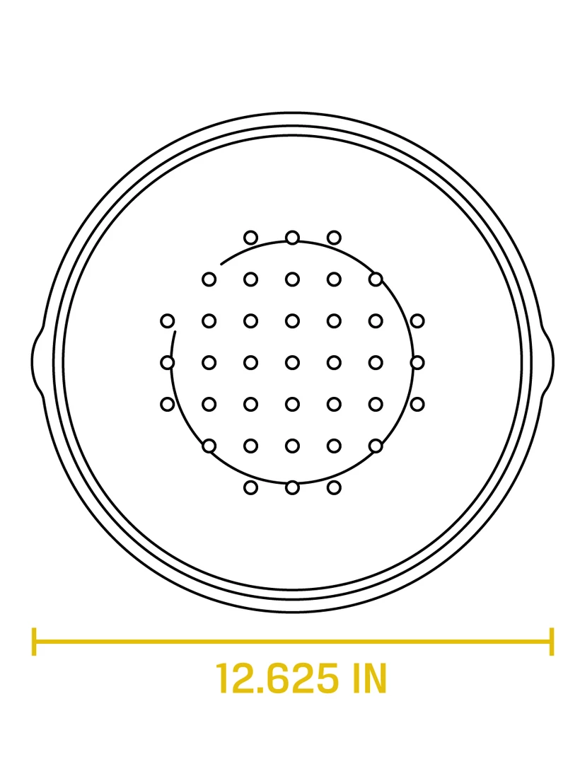 Lodge - Cast Iron Skillet Lid 12" 4 Lodge - Cast Iron Skillet Lid 12"