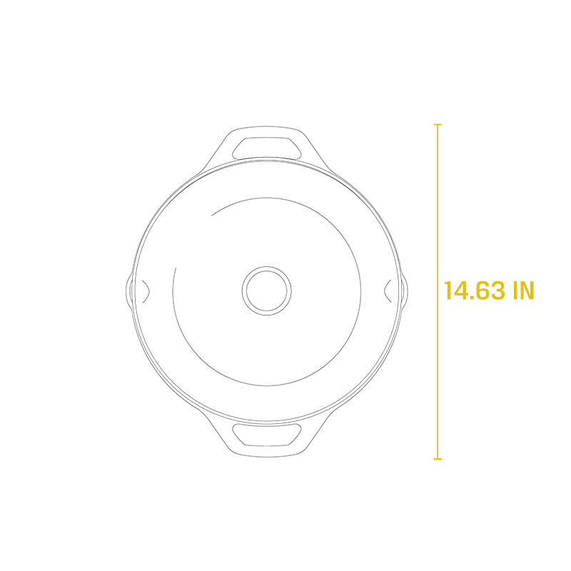 Lodge Chef Collection - Cast Iron Everyday Pan 12" 5 Lodge Chef Collection - Cast Iron Everyday Pan 12"