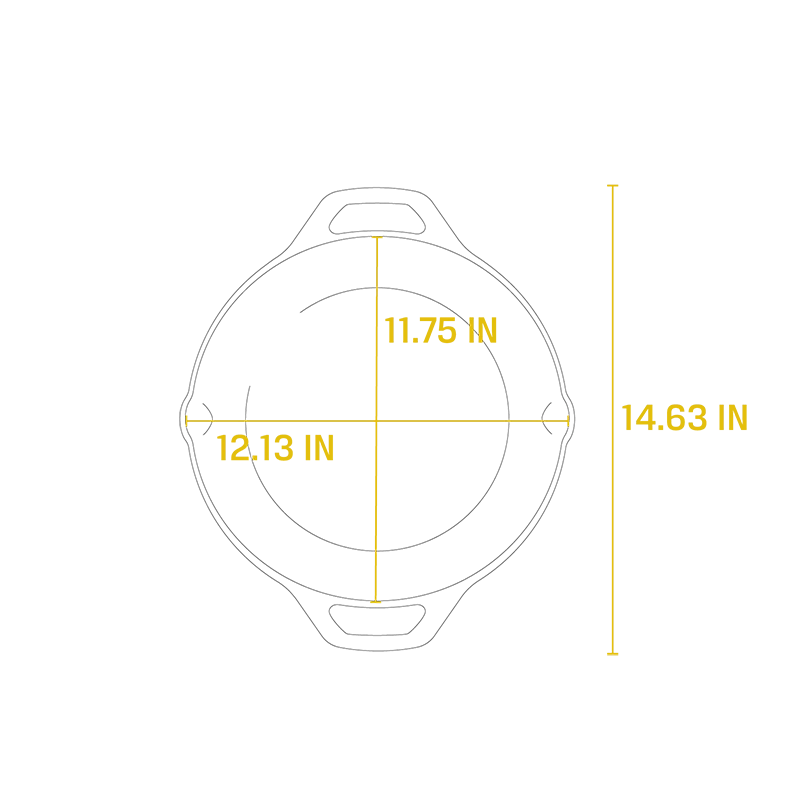 Lodge Chef Collection - Cast Iron Everyday Pan 12" 8 Lodge Chef Collection - Cast Iron Everyday Pan 12"