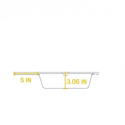 BBQ Accessories Lodge Deep Skillet Collection - 3 Quart Cast Iron Combo Cooker 10.25