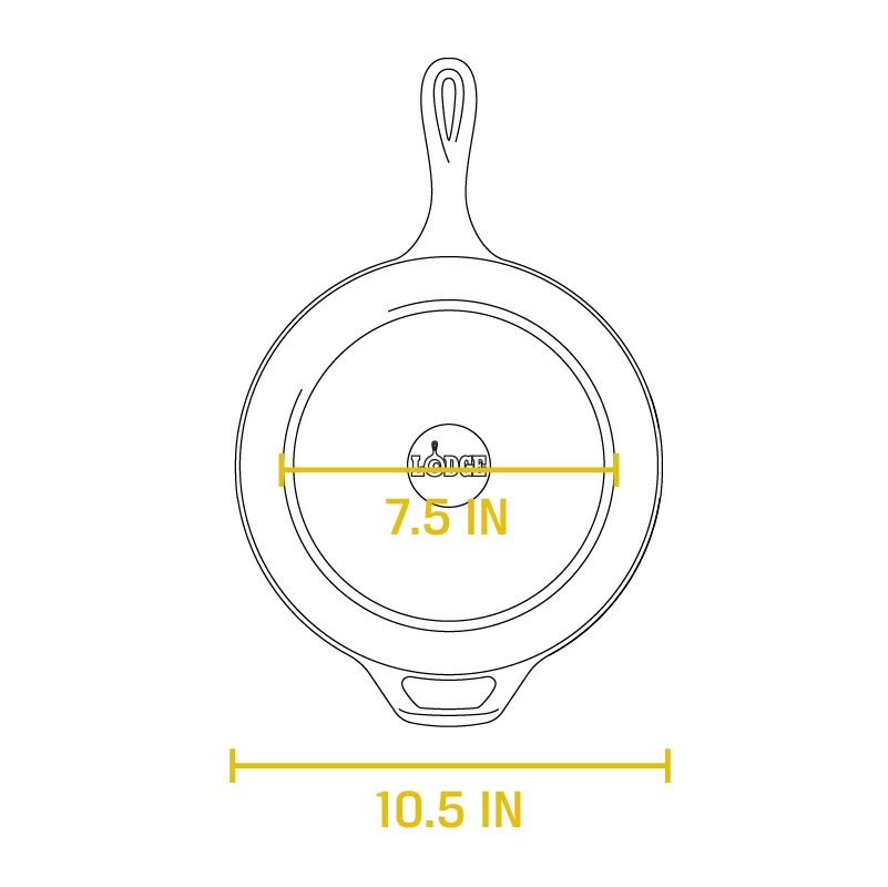 Lodge Deep Skillet Collection - 3 Quart Cast Iron Covered Skillet 10.25" BBQ Accessories 3 Lodge Deep Skillet Collection - 3 Quart Cast Iron Covered Skillet 10.25" BBQ Accessories