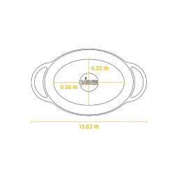 BBQ Accessories Lodge - Enameled Cast Iron Casserole (2 Quart)