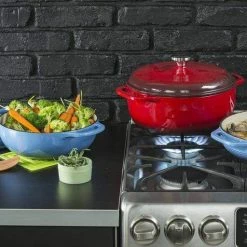 Lodge - Enameled Cast Iron Covered Casserole (3.6 Quart)