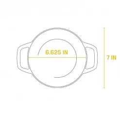 Lodge - Enameled Cast Iron Dutch Oven (1.5 Quart)