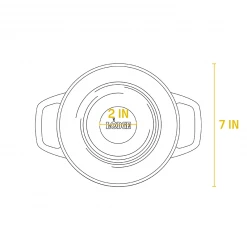 Lodge - Enameled Cast Iron Dutch Oven (1.5 Quart)