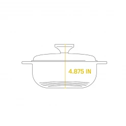 Lodge - Enameled Cast Iron Dutch Oven (1.5 Quart)