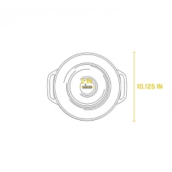 Lodge - Enameled Cast Iron Dutch Oven (4.5 Quart)