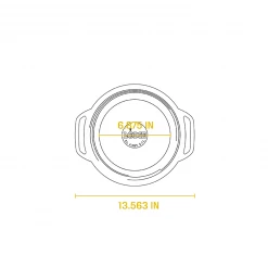 Lodge - Enameled Cast Iron Dutch Oven (6 Quart) BBQ Accessories 24 Lodge - Enameled Cast Iron Dutch Oven (6 Quart) BBQ Accessories