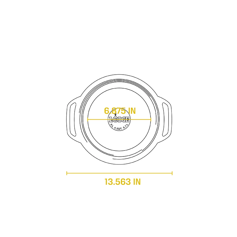 Lodge - Enameled Cast Iron Dutch Oven (6 Quart) BBQ Accessories 10 Lodge - Enameled Cast Iron Dutch Oven (6 Quart) BBQ Accessories