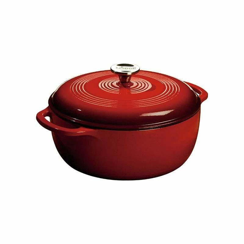Lodge - Enameled Cast Iron Dutch Oven (6 Quart) BBQ Accessories 3 Lodge - Enameled Cast Iron Dutch Oven (6 Quart) BBQ Accessories