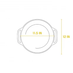 BBQ Accessories Lodge - Enameled Cast Iron Dutch Oven (7.5 Quart)