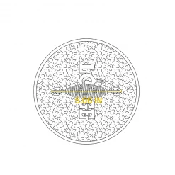 Lodge - Round Cast Iron Grill Press 7.5"