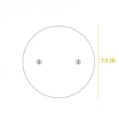 Lodge - Round Cast Iron Grill Press 7.5