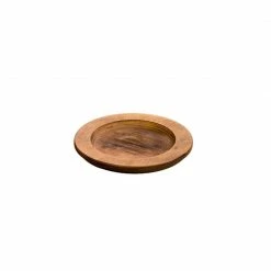 BBQ Accessories Lodge - Round Walnut Wood Underliner 6.5"