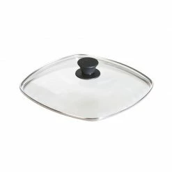 Lodge - Square Tempered Glass Cover 10.5" W/ Phenolic Knob Lids & Domes
