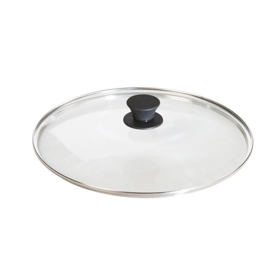 Lodge - Tempered Glass Cover 12" W/ Phenolic Knob Lids & Domes 1 Lodge - Tempered Glass Cover 12" W/ Phenolic Knob Lids & Domes