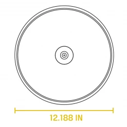 Lodge - Tempered Glass Cover 12" W/ Phenolic Knob Lids & Domes 10 Lodge - Tempered Glass Cover 12