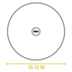 Lodge - Tempered Glass Cover 15" W/ Phenolic Knob Lids & Domes