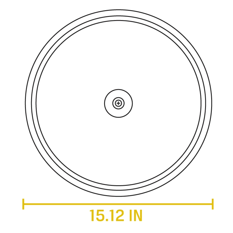 Lodge - Tempered Glass Cover 15" W/ Phenolic Knob Lids & Domes 3 Lodge - Tempered Glass Cover 15" W/ Phenolic Knob Lids & Domes