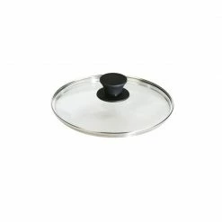 Lids & Domes Lodge - Tempered Glass Cover 8" W/ Phenolic Knob
